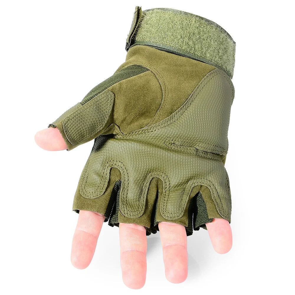 Guantes con protección sin dedos