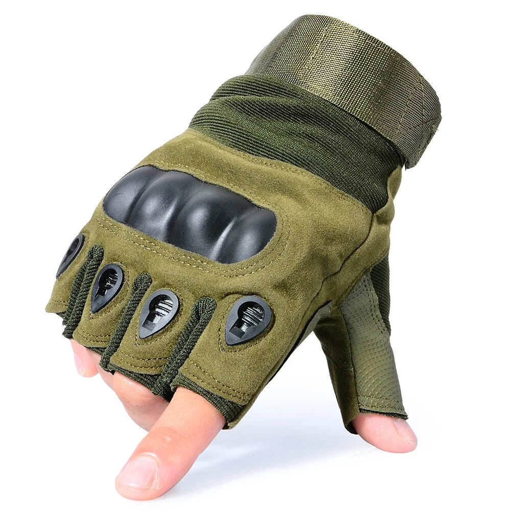 Guantes con protección sin dedos