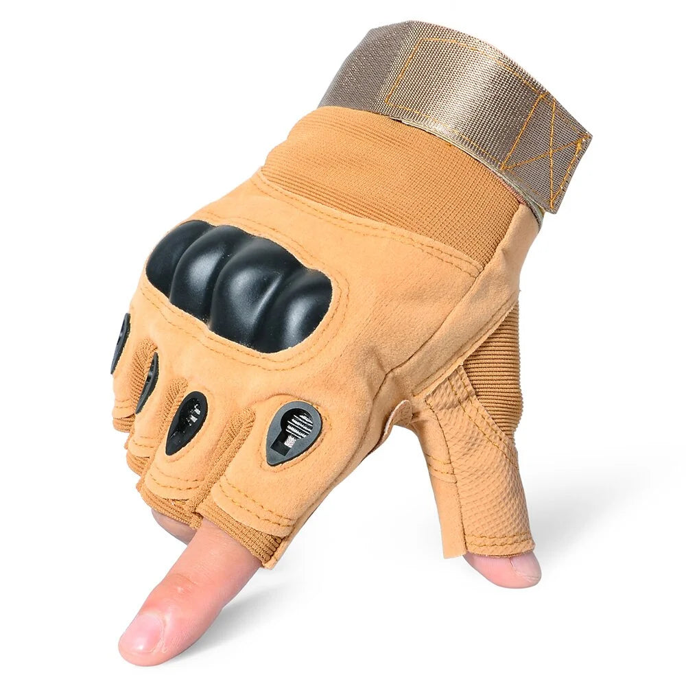 Guantes con protección sin dedos