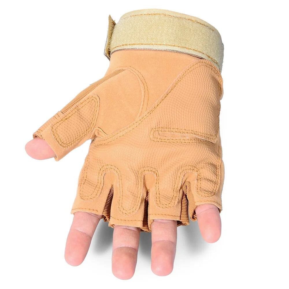 Guantes con protección sin dedos