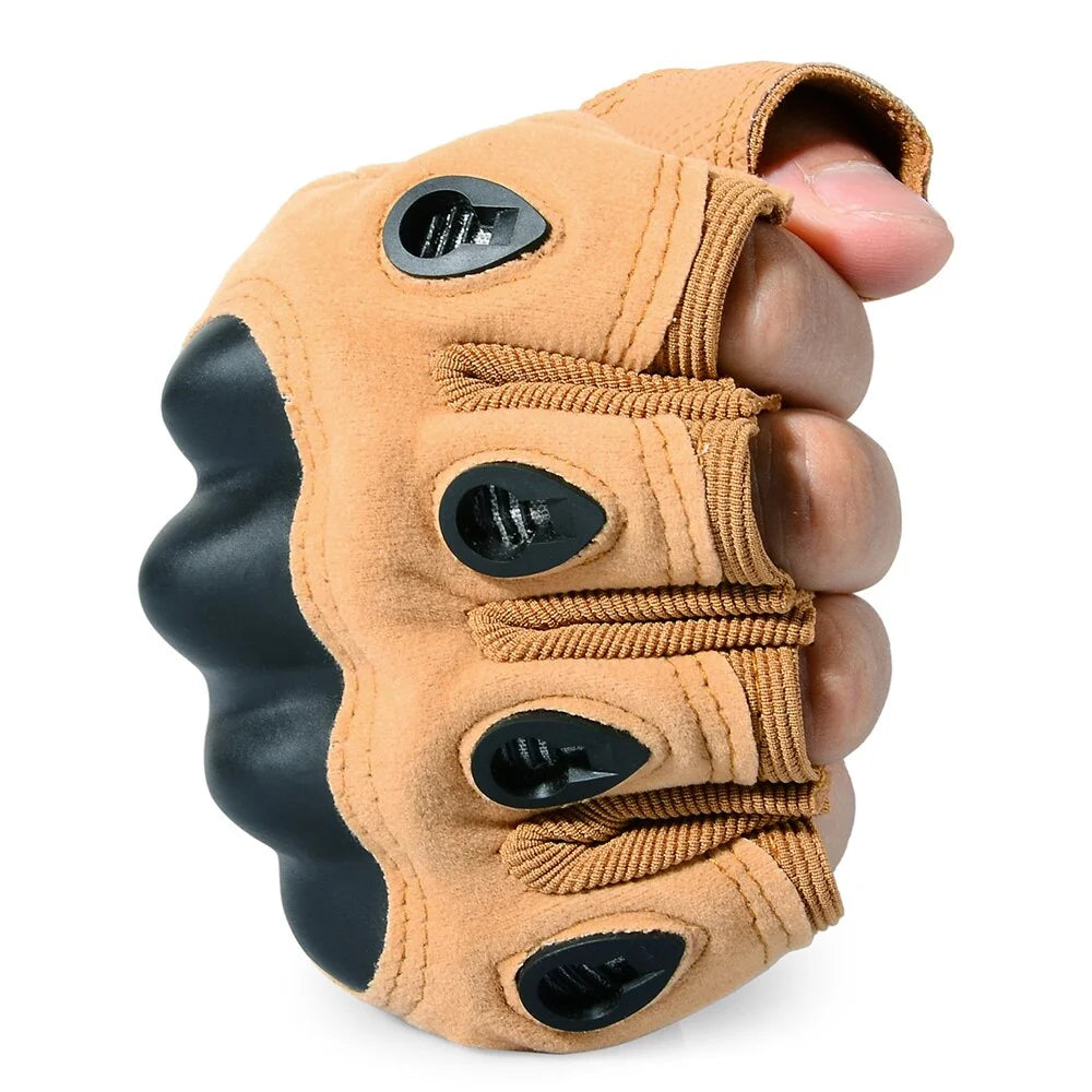 Guantes con protección sin dedos