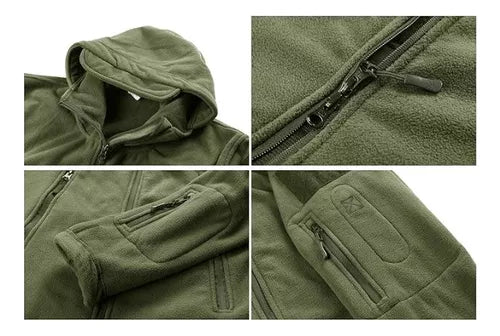 Polerón de polar con gorro