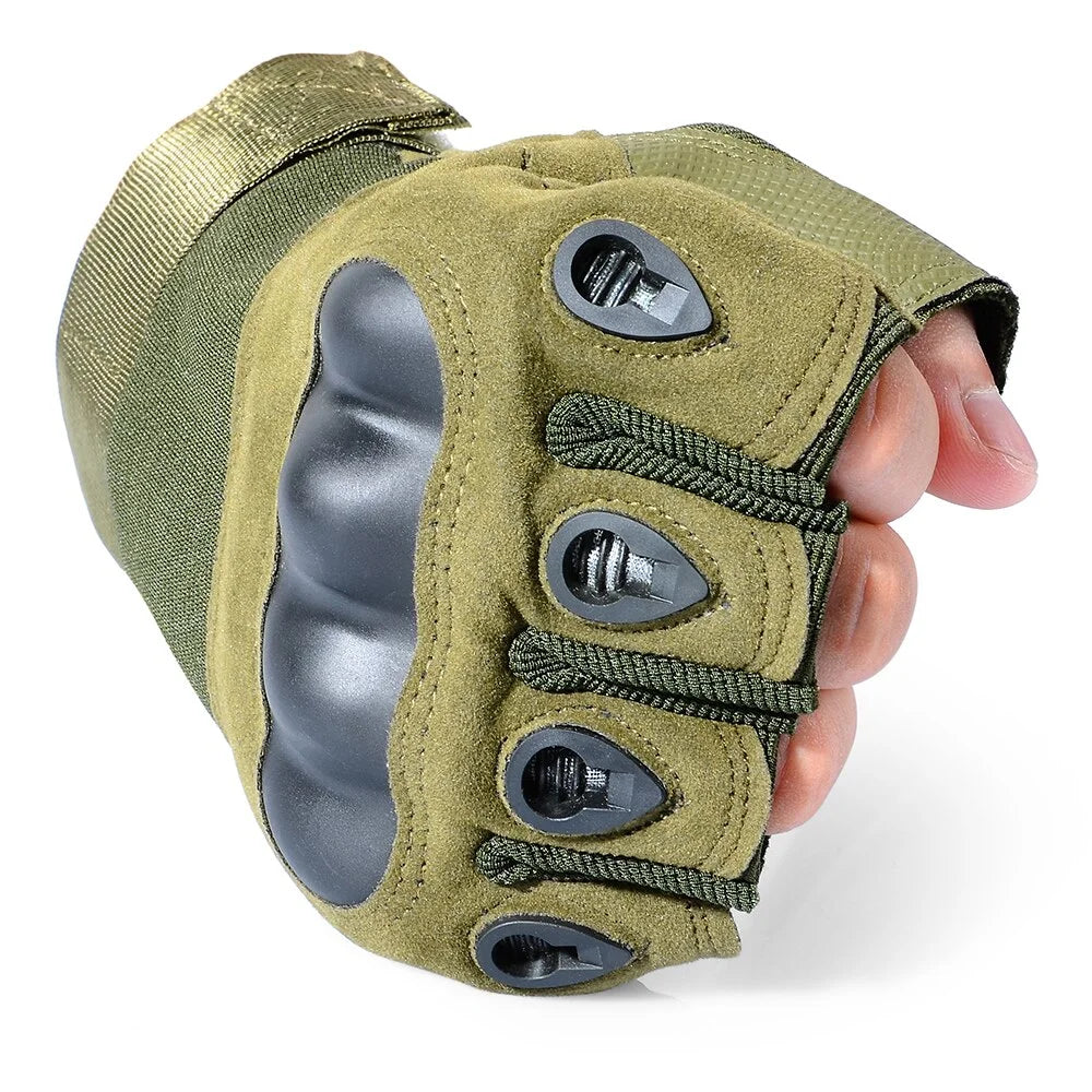 Guantes con protección sin dedos