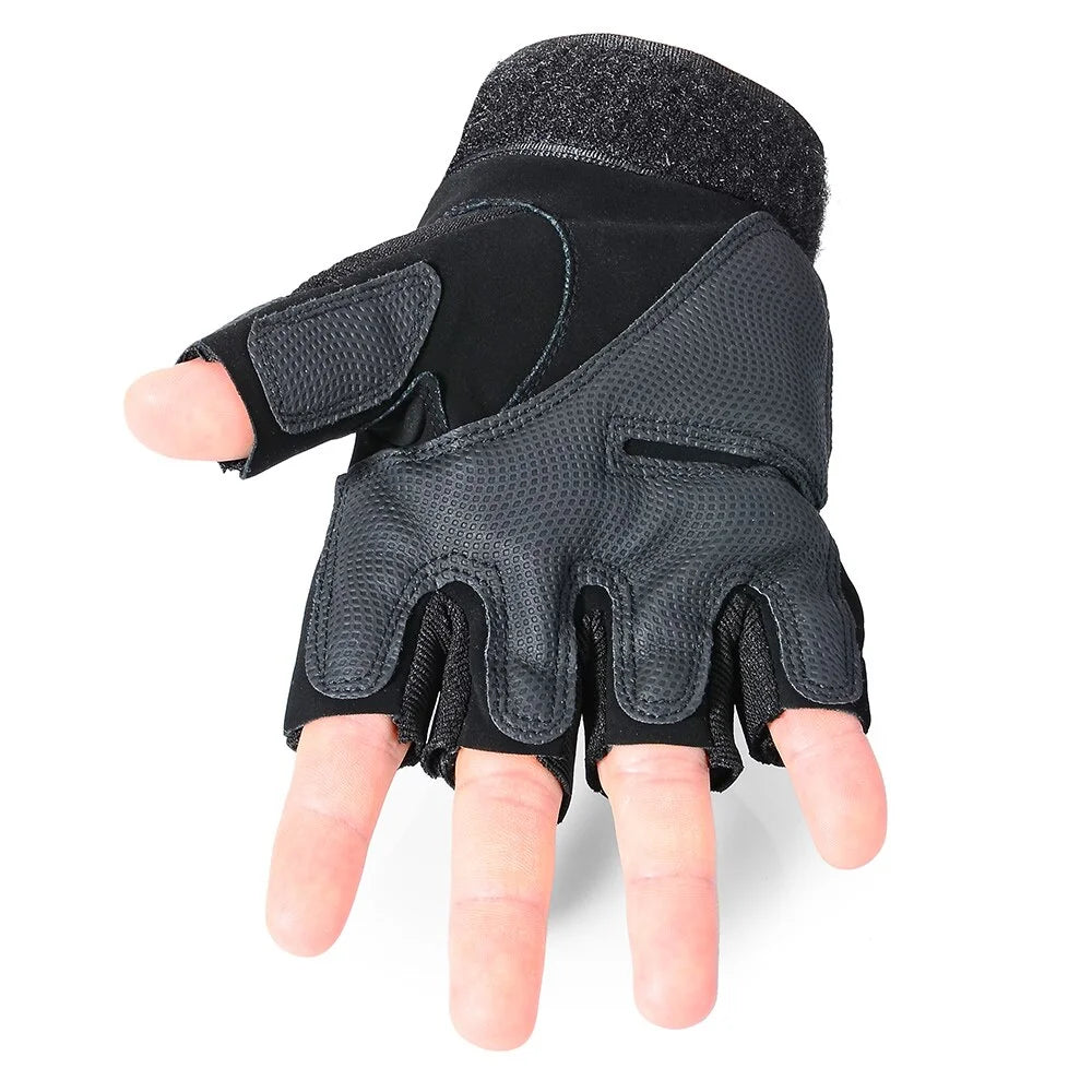 Guantes con protección sin dedos